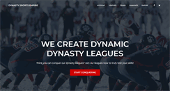 Desktop Screenshot of dynastysportsempire.com