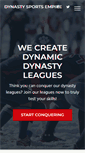 Mobile Screenshot of dynastysportsempire.com